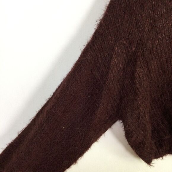 Free People Women's Pullover Crop Sweater Olivia Long Sleeve Decadent Size L NWT - Picture 4 of 16